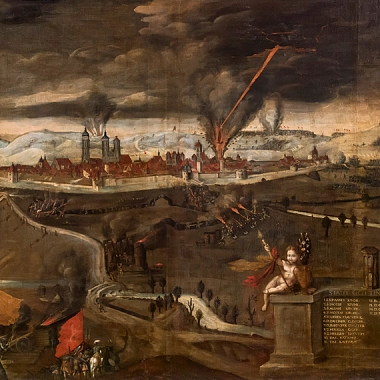 Ausschnitt des Bildes Belagerung Göttingens von 1626 von Justus Münch&nbsp;&copy;&nbsp;Städtisches Museum Göttingen / F.S.Kimmel
