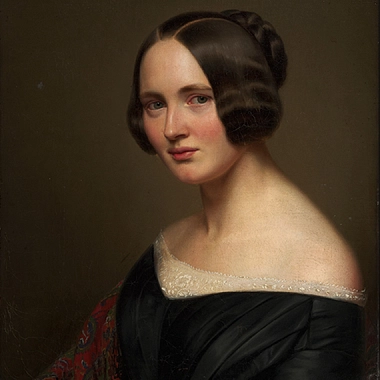 "Porträt der Caroline Sophie Bartling" von Carl Wilhelm Friedrich Oesterley, 1846 (Ausschnitt)&nbsp;&copy;&nbsp;Städtisches Museum Göttingen / F.S.Kimmel